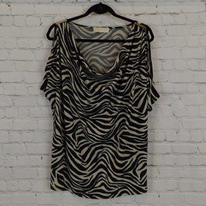 Michael Kors Cold Shoulder Top - XL